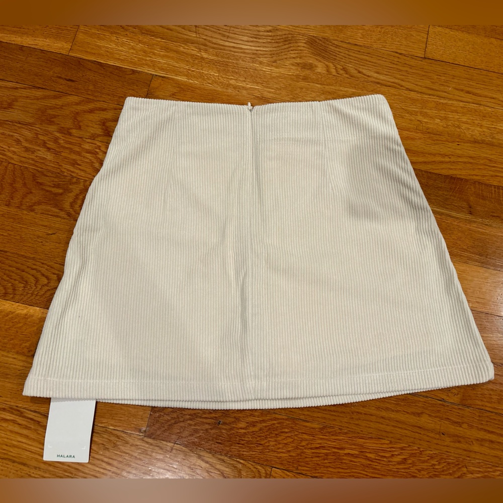 Cream HALARA Mini Skirt - Picture 2 of 4